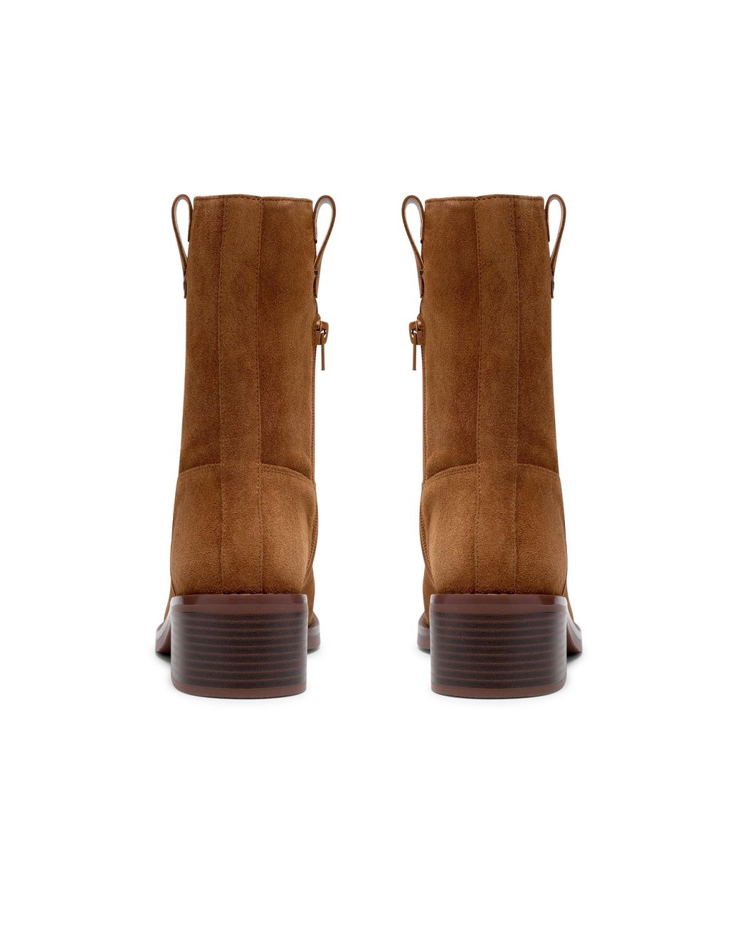 Clarks Brown Digby Slouch Suede Flat Ankle Boots