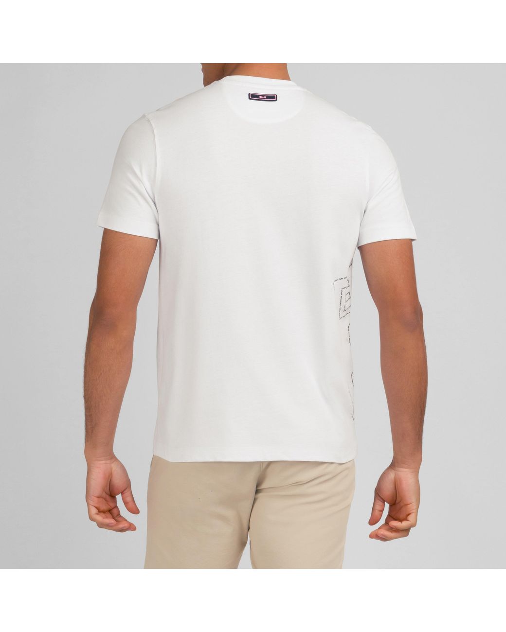Eden Park White T-Shirt With Print for men