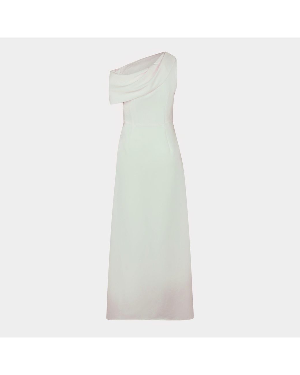 Jarlo White Annalee Floor-Length Ball Gown