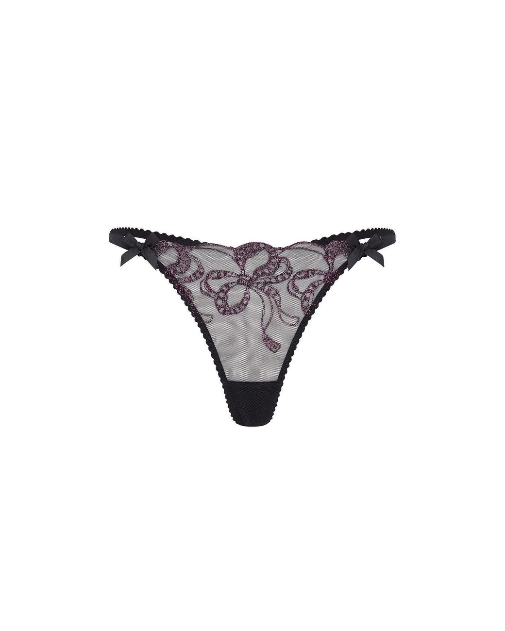 Agent Provocateur Black Louella Thong