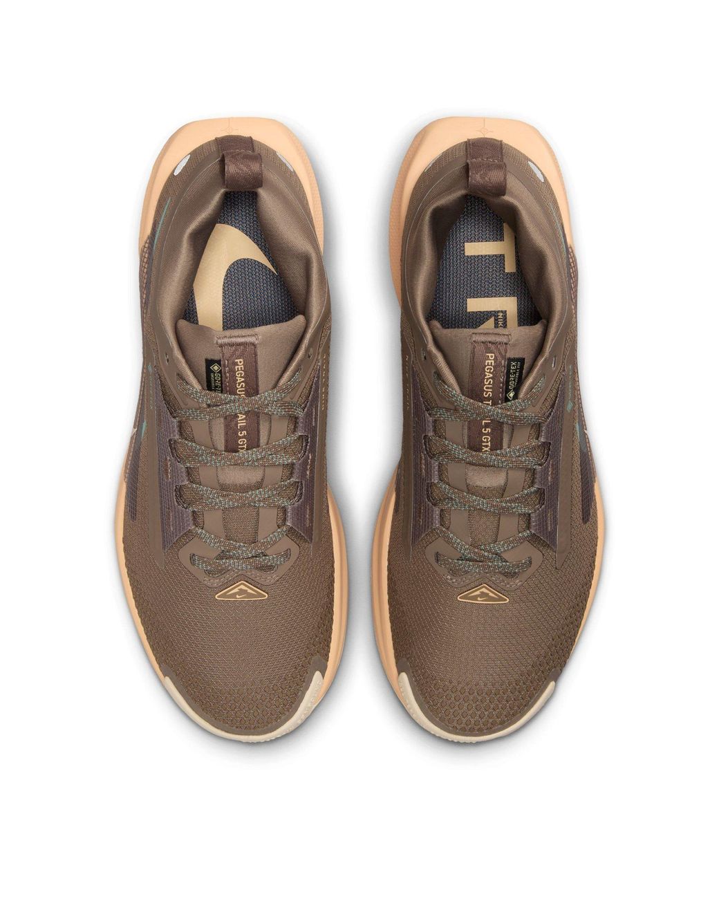 Nike Brown Pegasus Trail 5 Gore-Tex Running Shoes