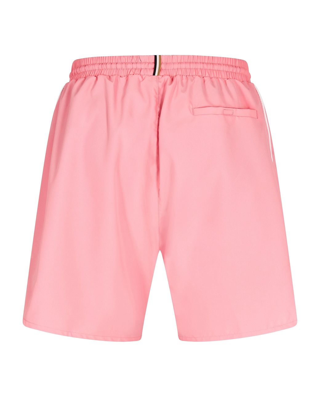 Boss Pink Swim Shorts With Logo Detail (Stormfish) for men