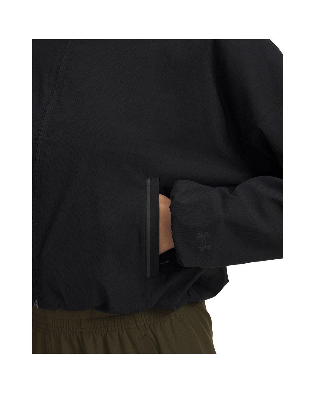 Under Armour Black Unstoppable Woven Long Sleeve T-Shirt