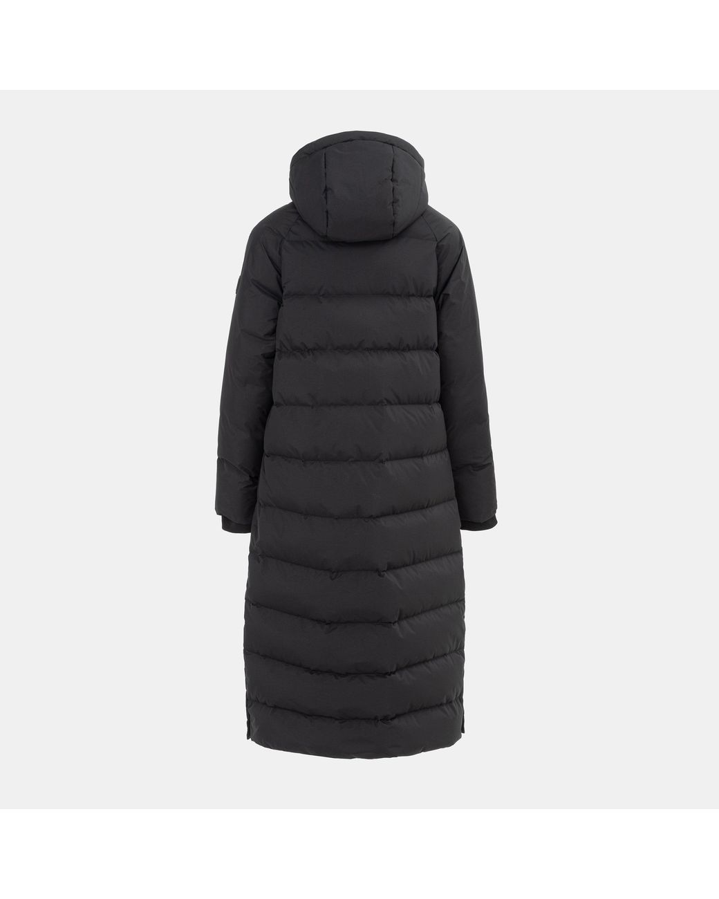 Karrimor Black Helix Wind Resistant Long Hooded Down Jacket