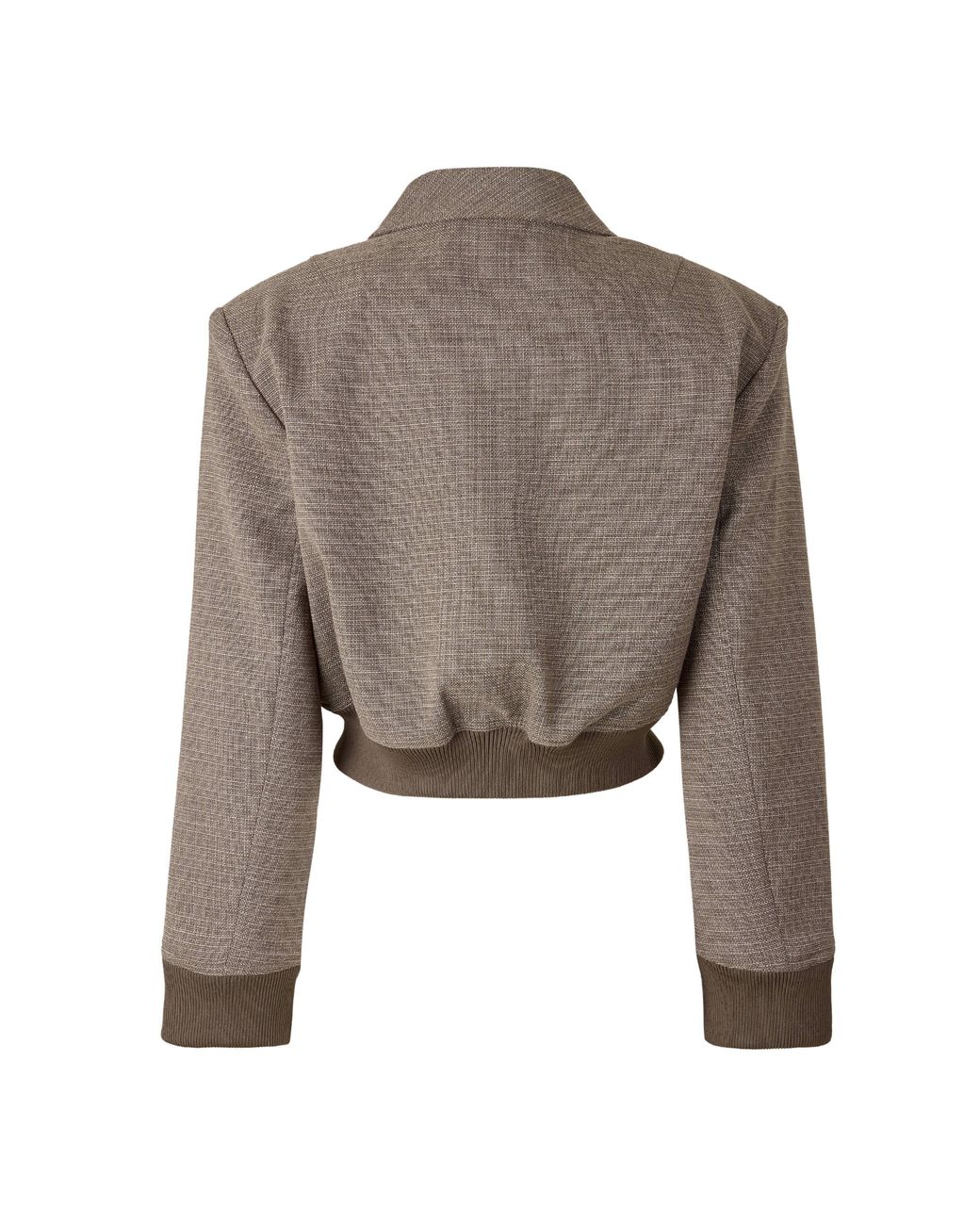 WRSTBHVR Brown Nadeen Cropped Barn Jacket