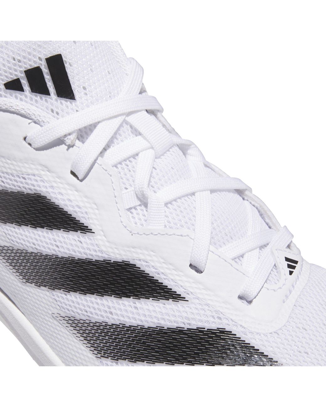 Adidas White Adizero Instinct Turf Trainers