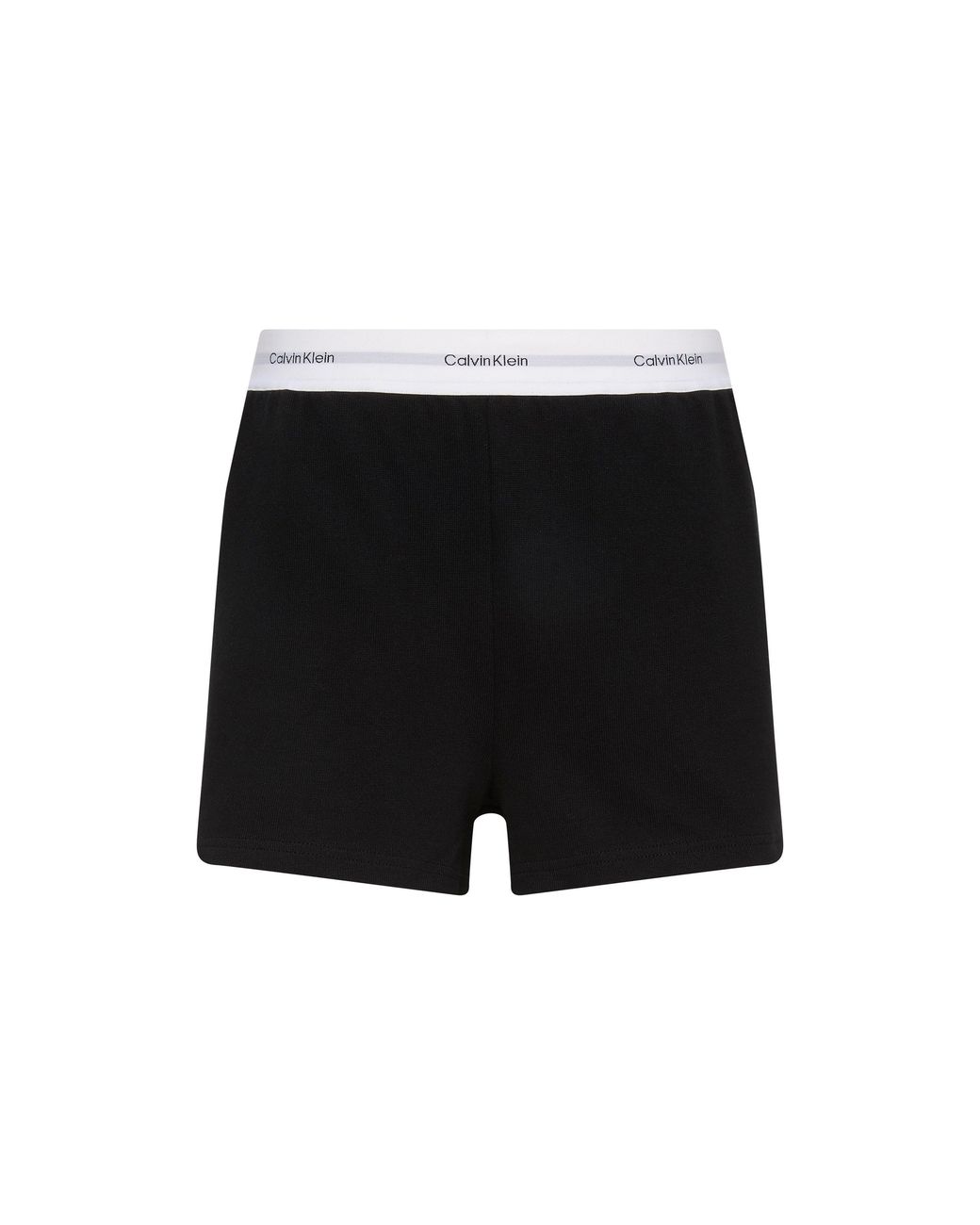 Calvin Klein Black Fleece Jogger Shorts