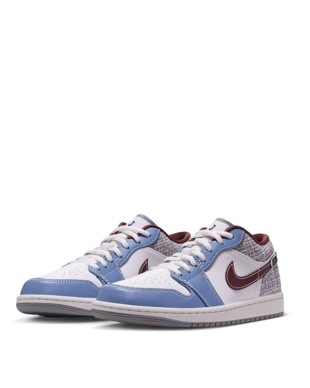 Nike Blue 1 Low Leather Low-Top Trainers