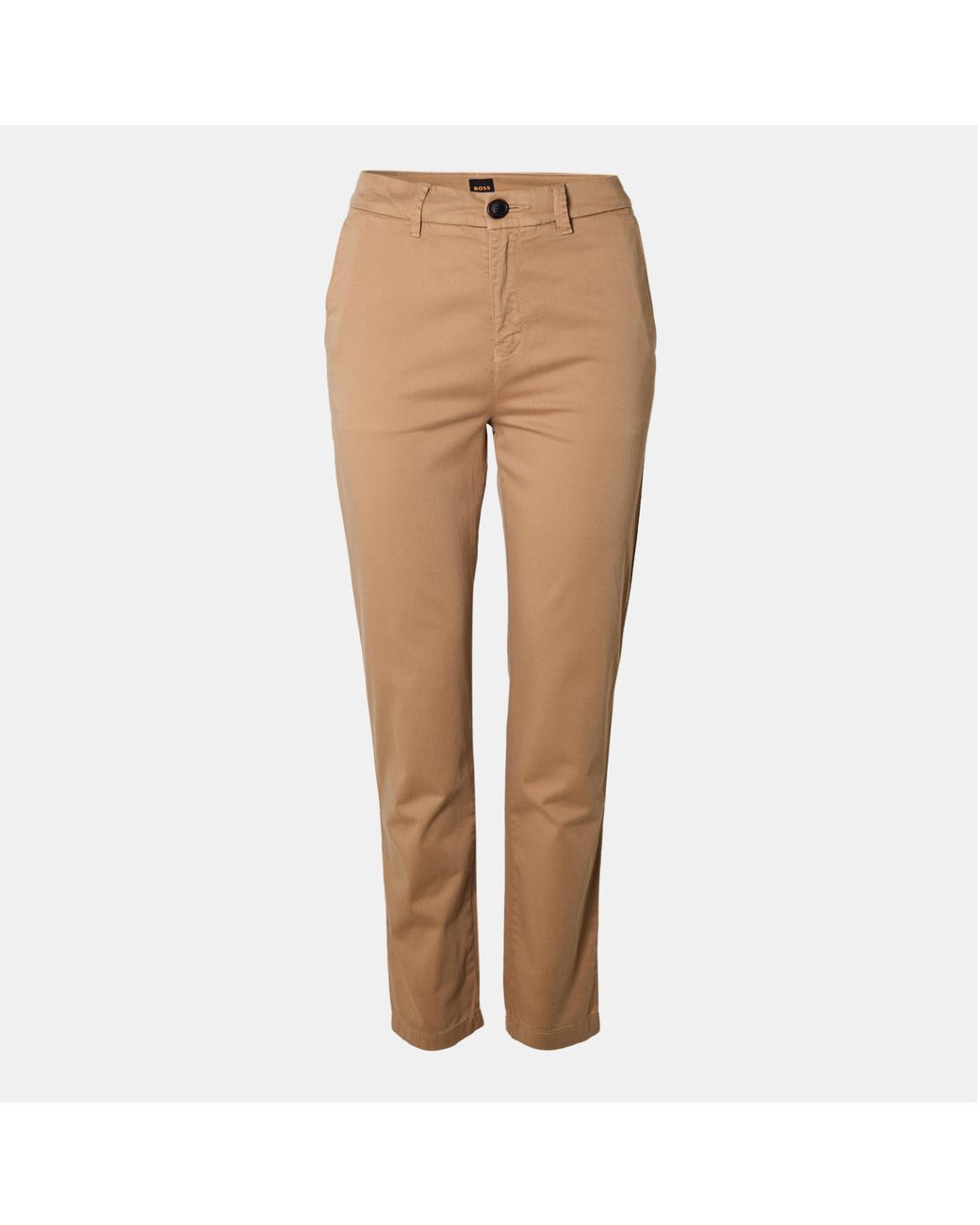 Boss Natural Slim Fit Trousers