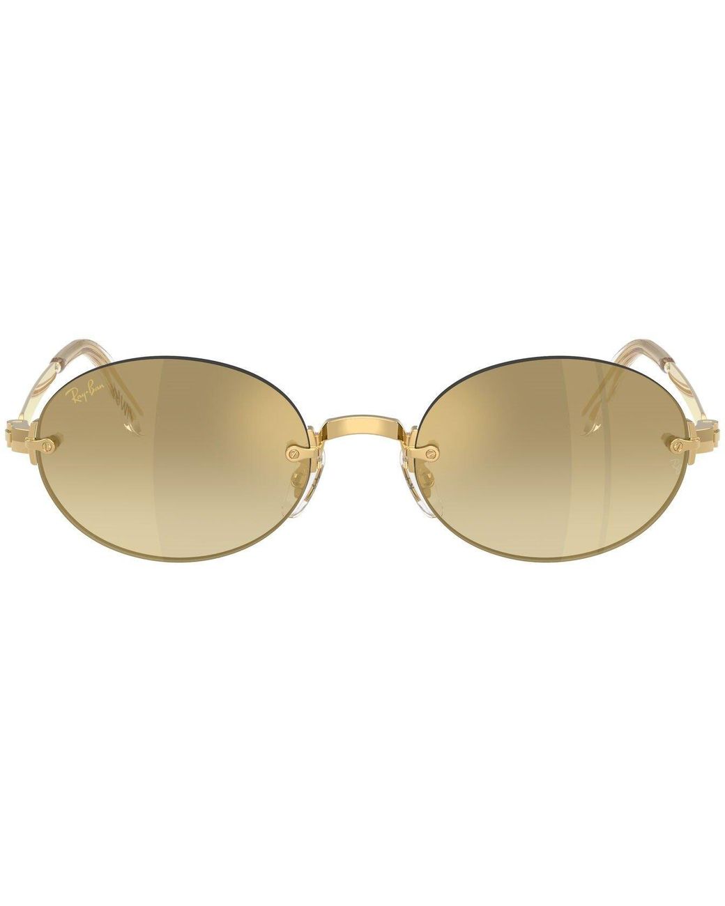 Ray-Ban Metallic 0Rb3929 Round Sunglasses