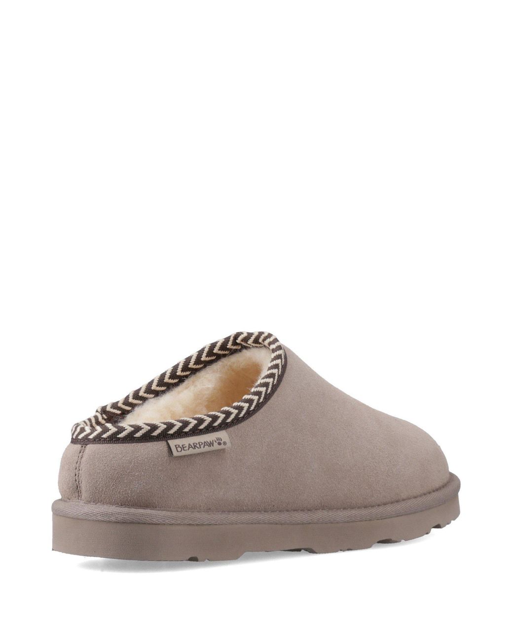 BEARPAW Brown Tabitha Suede Mule Slippers