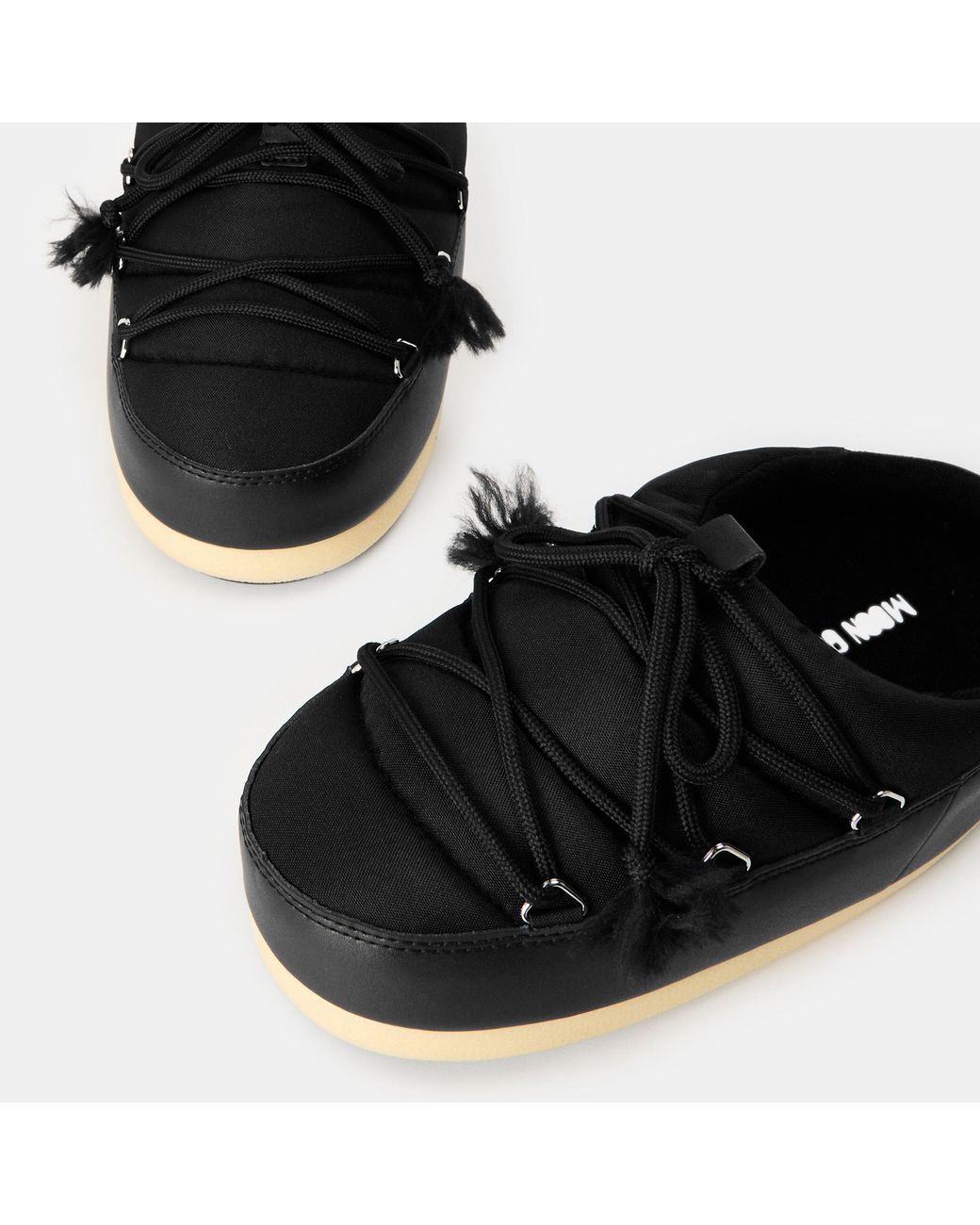 Moon Boot Black Mule Snow Boots