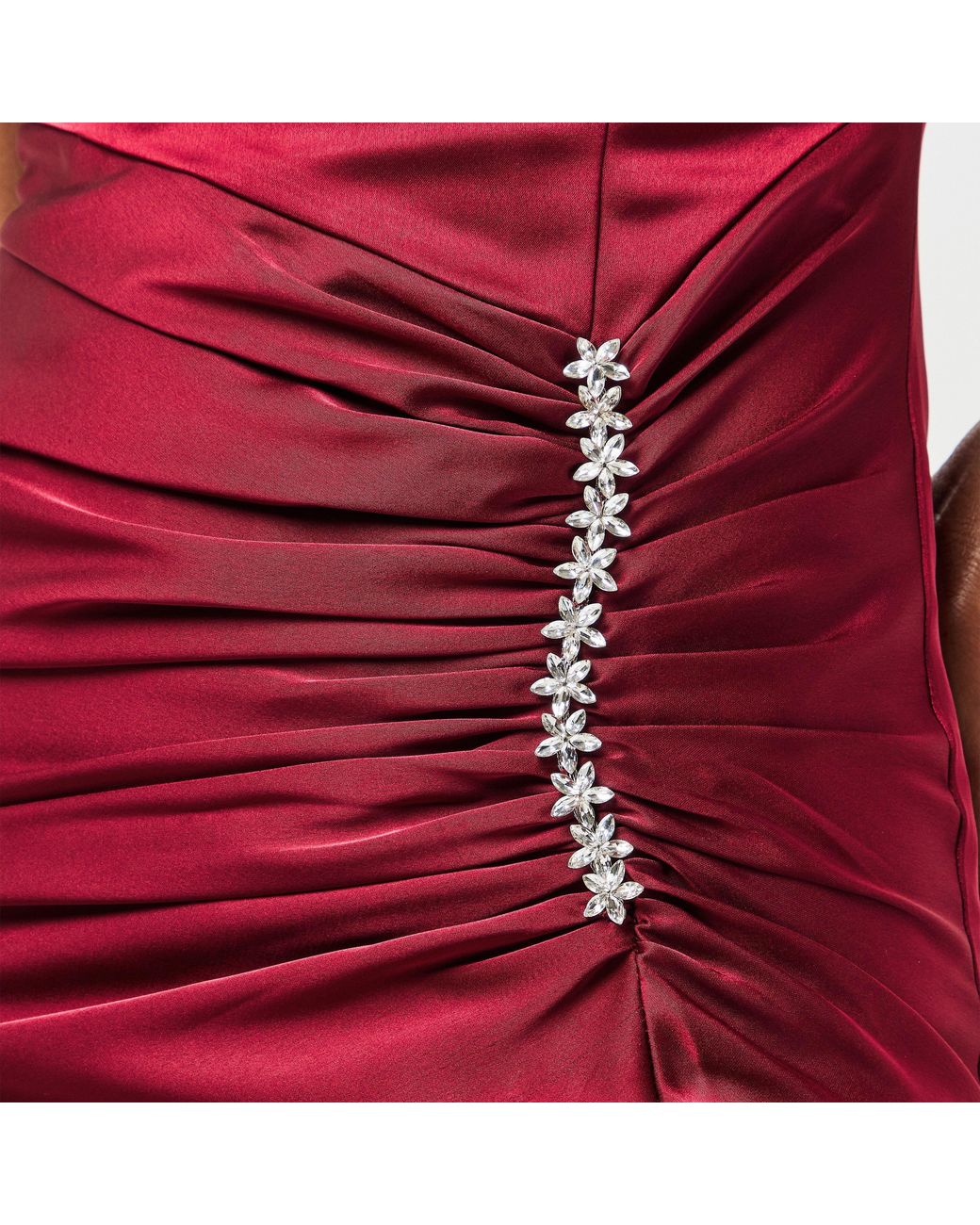 Jarlo Red Arie Ball Gown