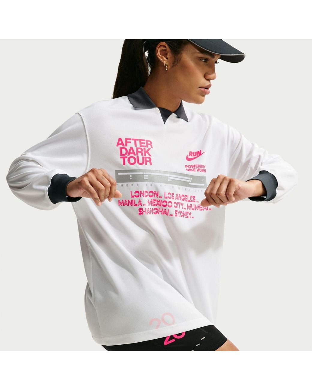 Nike Multicolor Adt Ls Run Tee Ld64