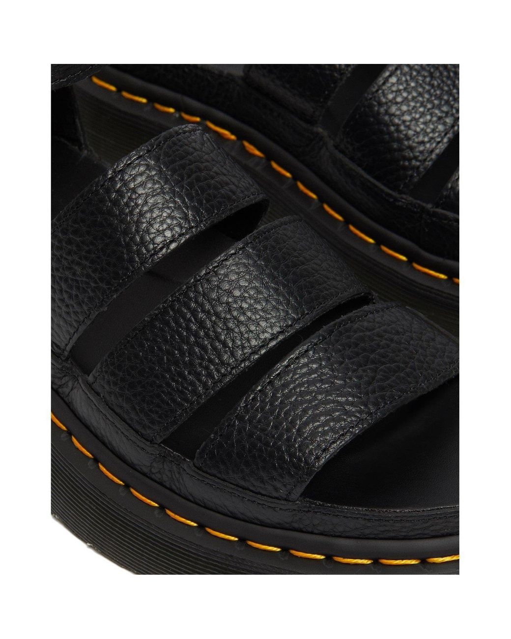 Dr. Martens Black Clarissa Sandals