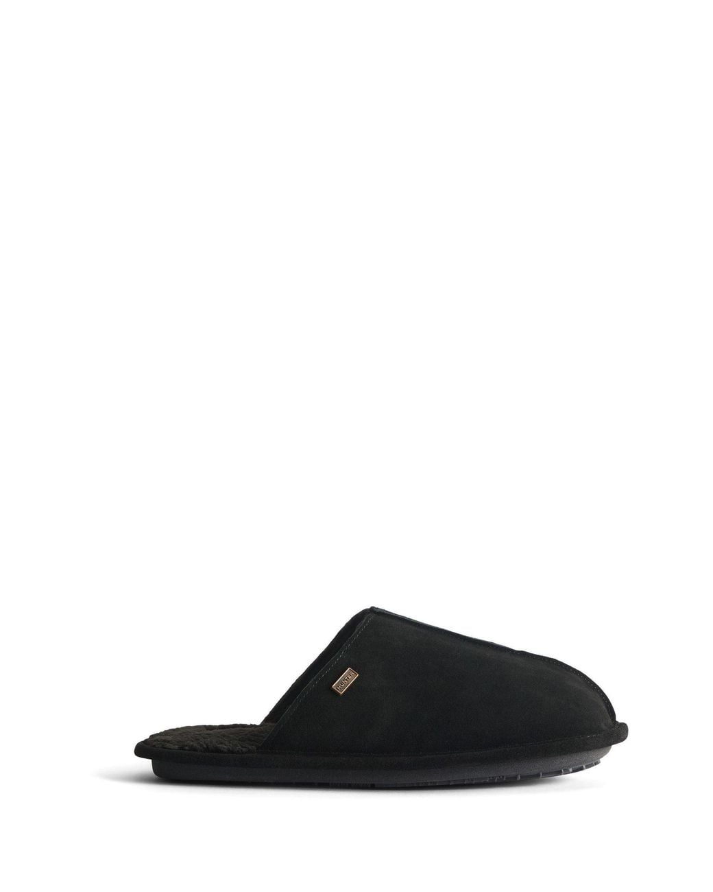 Hunter Black Mule Slipper for men