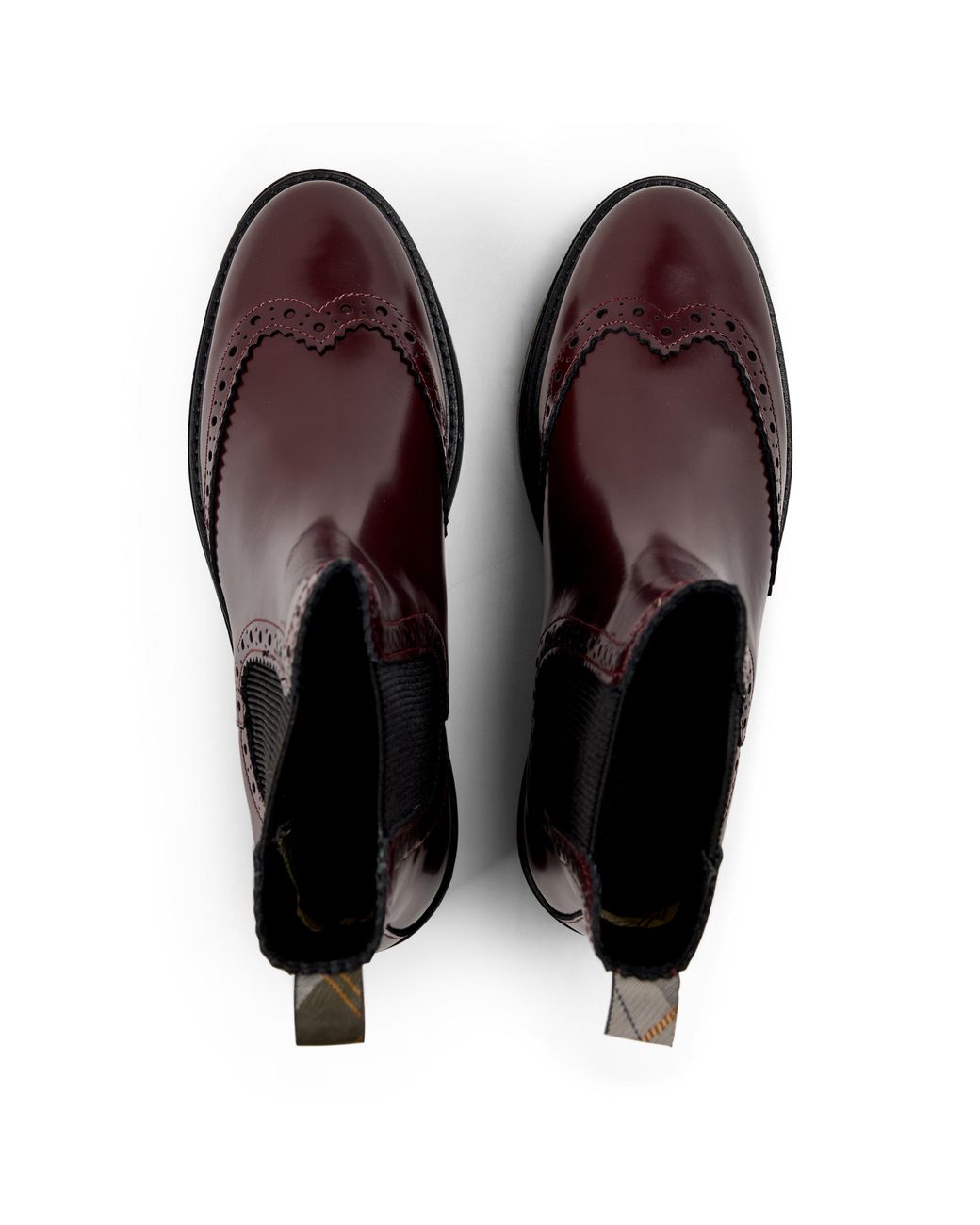 Barbour Brown Fawne Leather Chelsea Boots