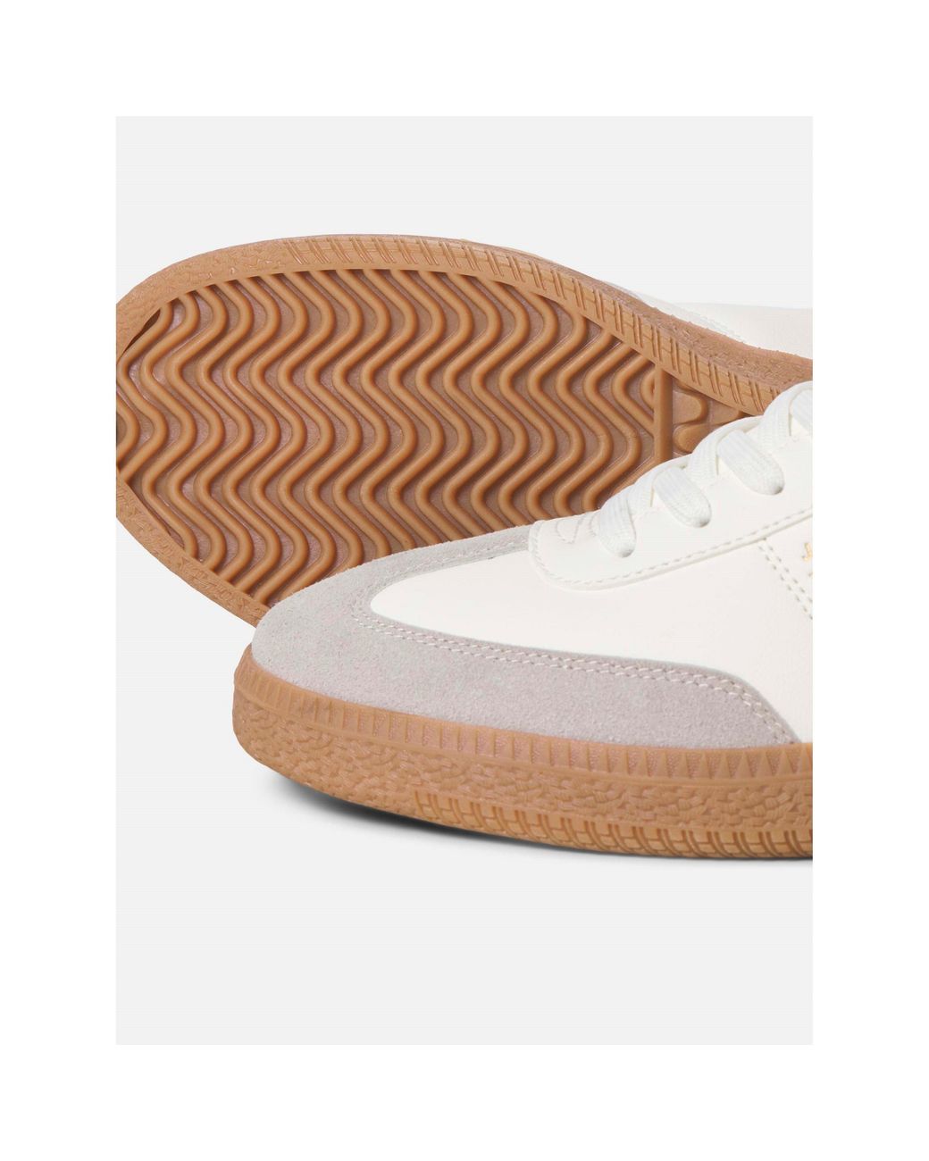 Jack & Jones White Reecher Pu Sneakers for men