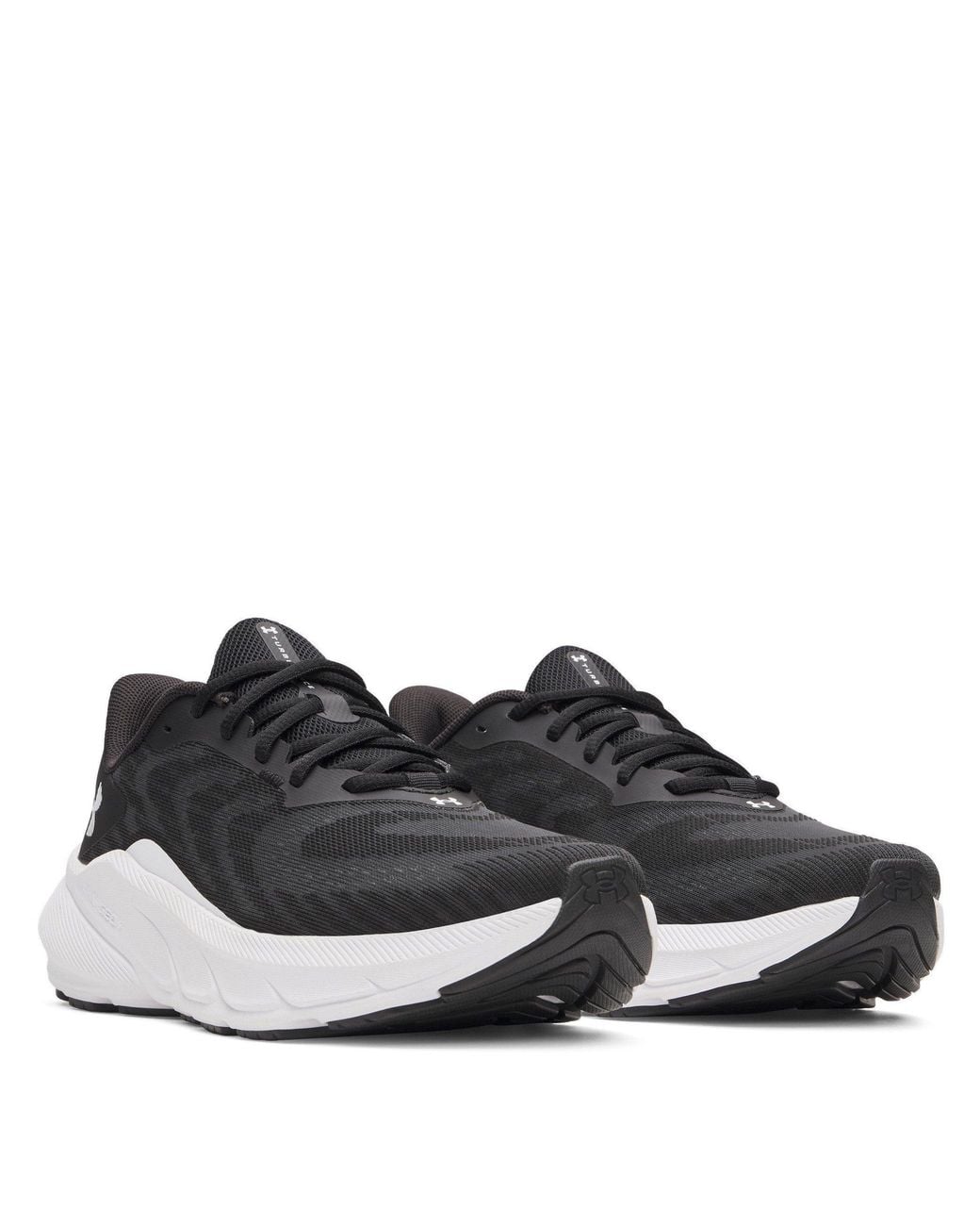 Under Armour Black Charged+ Turbulence 3 Running Shoes