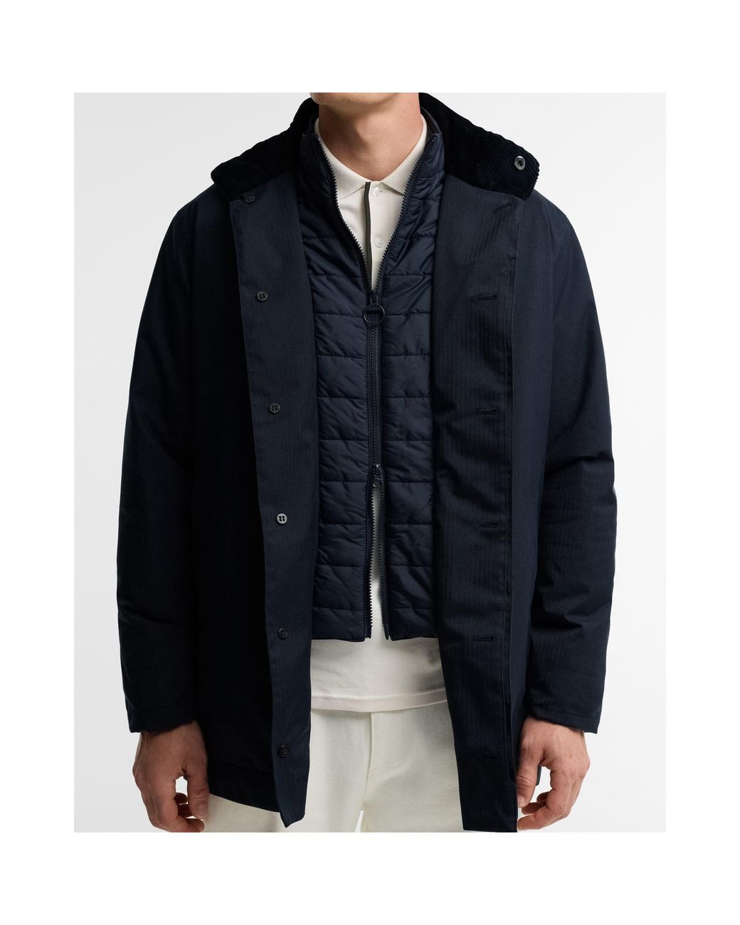 Barbour Blue Northdale Modern Heritage Mac for men