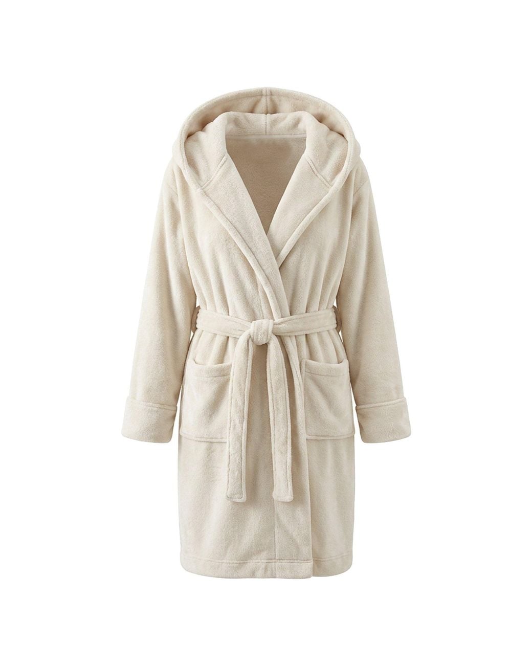 Biba Natural Cosy Maxi Fluffy Dressing Gown