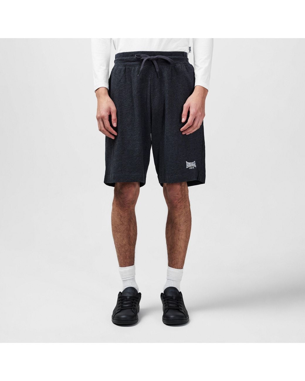 Lonsdale Blue Lightweight Jersey Lounge Shorts for men