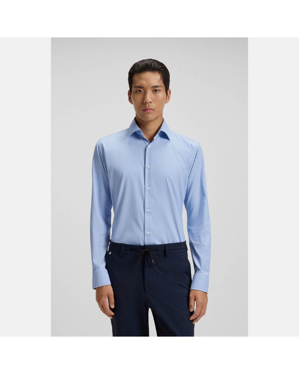 Boss Blue P-Hank-Kent-C1-222 10241343 02 Oxford Shirt for men