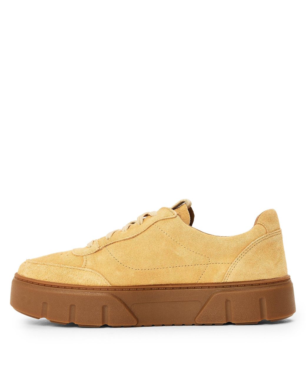 Timberland Natural Laurel Court Low Top Lace Up Sneakers