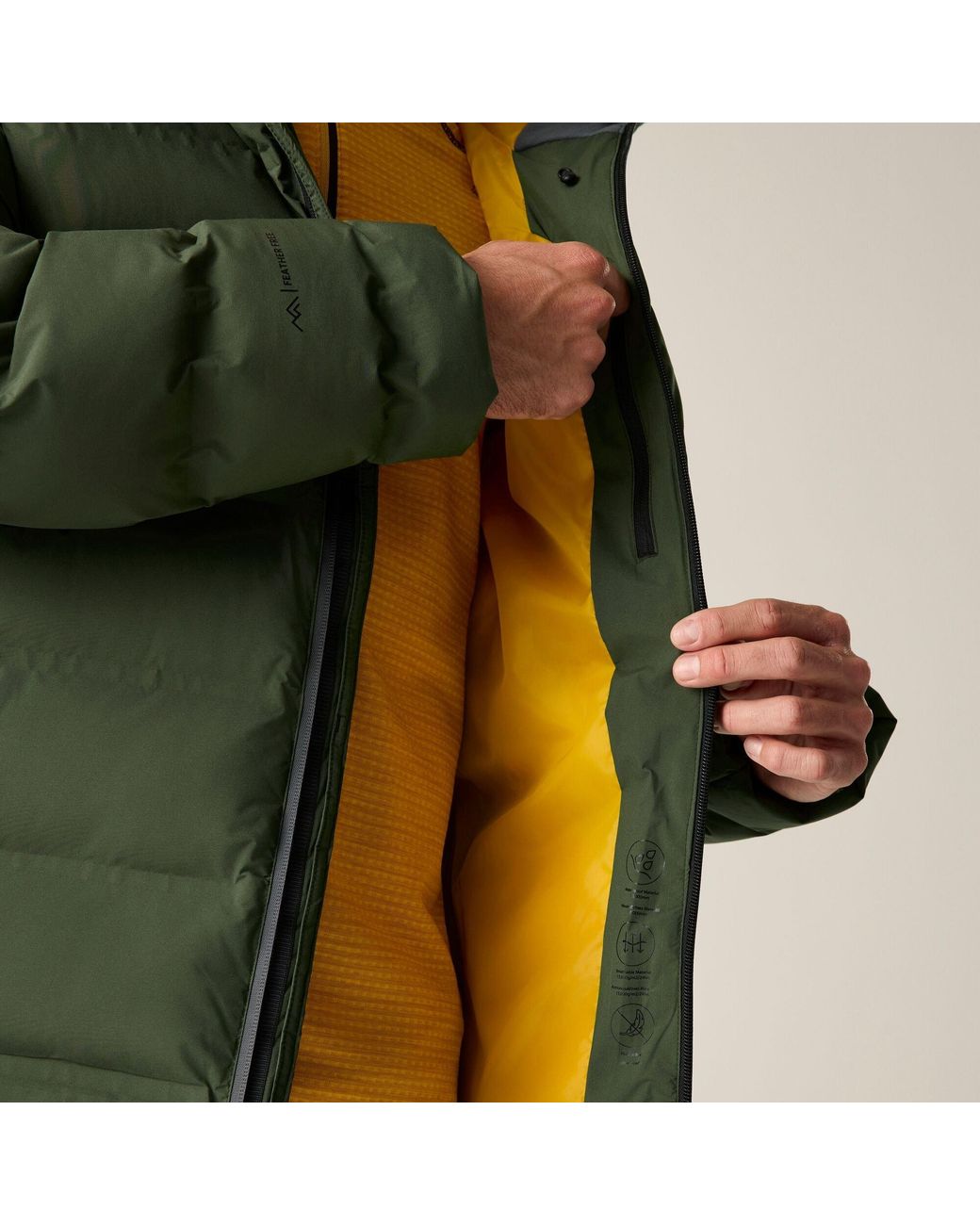 Regatta Green Altoro Thermal Padded Jacket for men