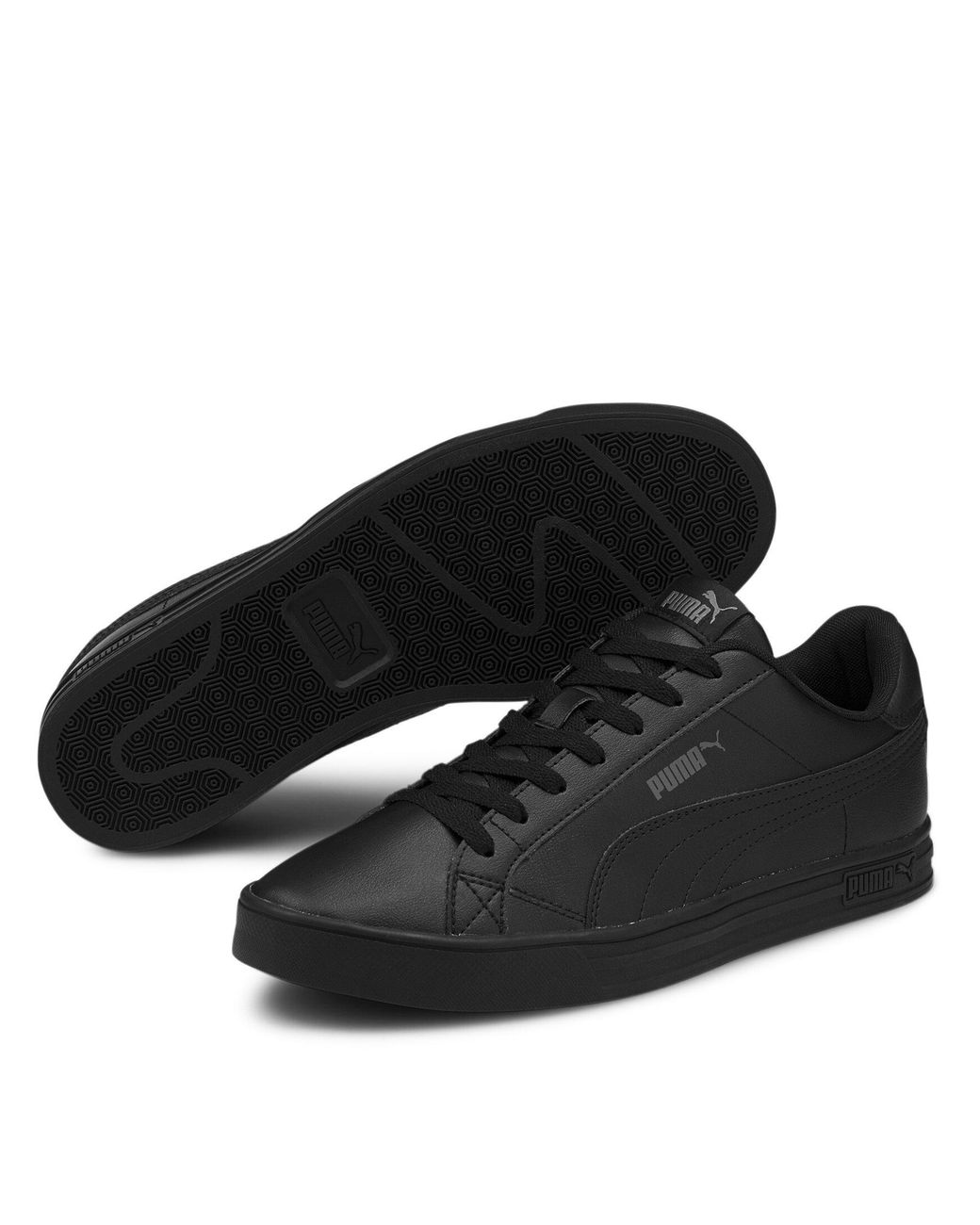 PUMA Black Smash Vulc 3 Low Trainers for men