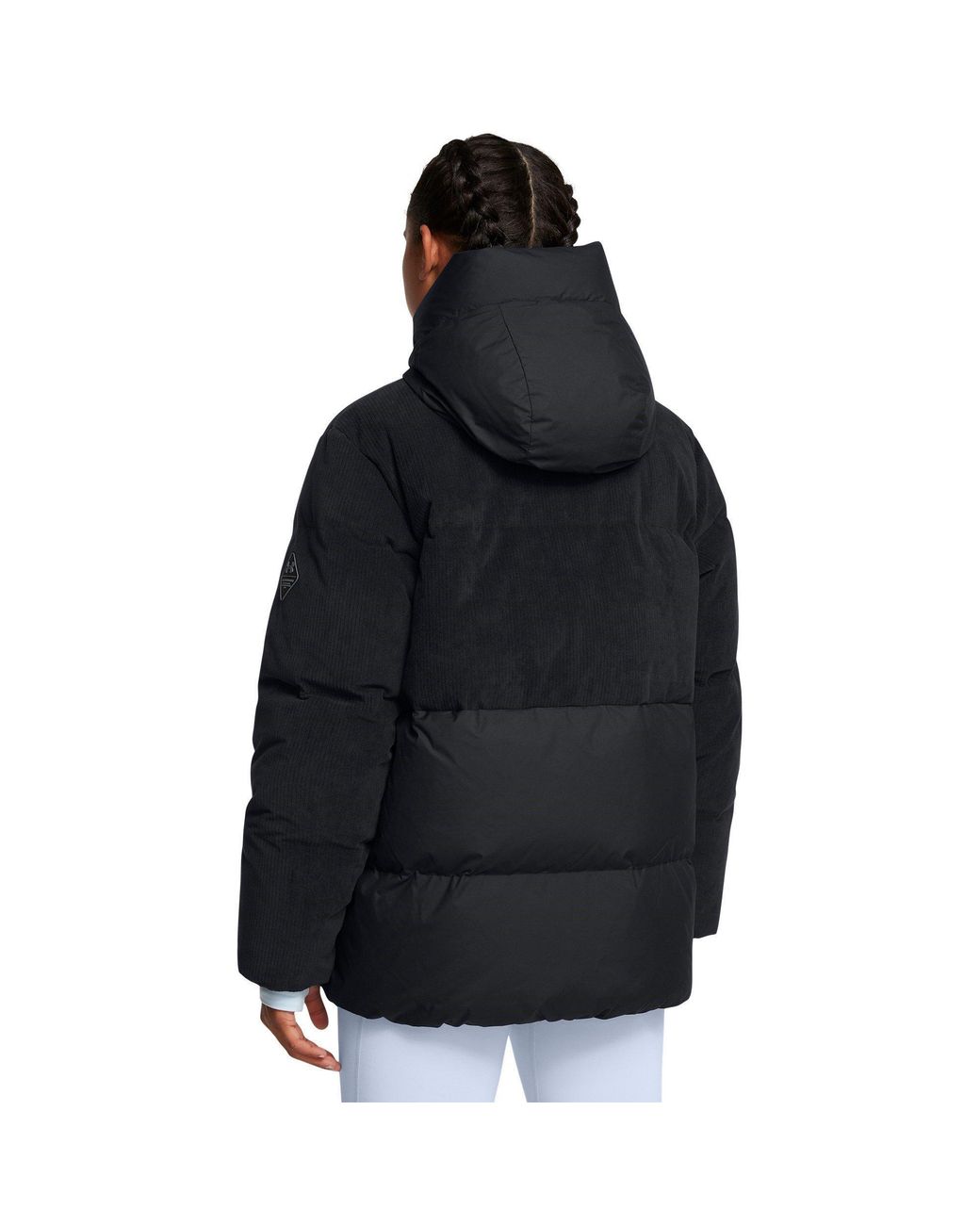 Under Armour Black Limitless Cord Quilted Heavyweight Puffer Jacket