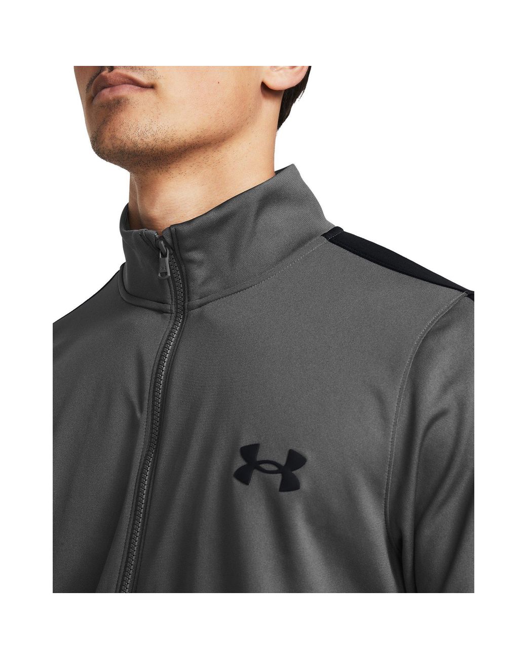 Under Armour Gray Ua Rival Knit Tracksuit for men