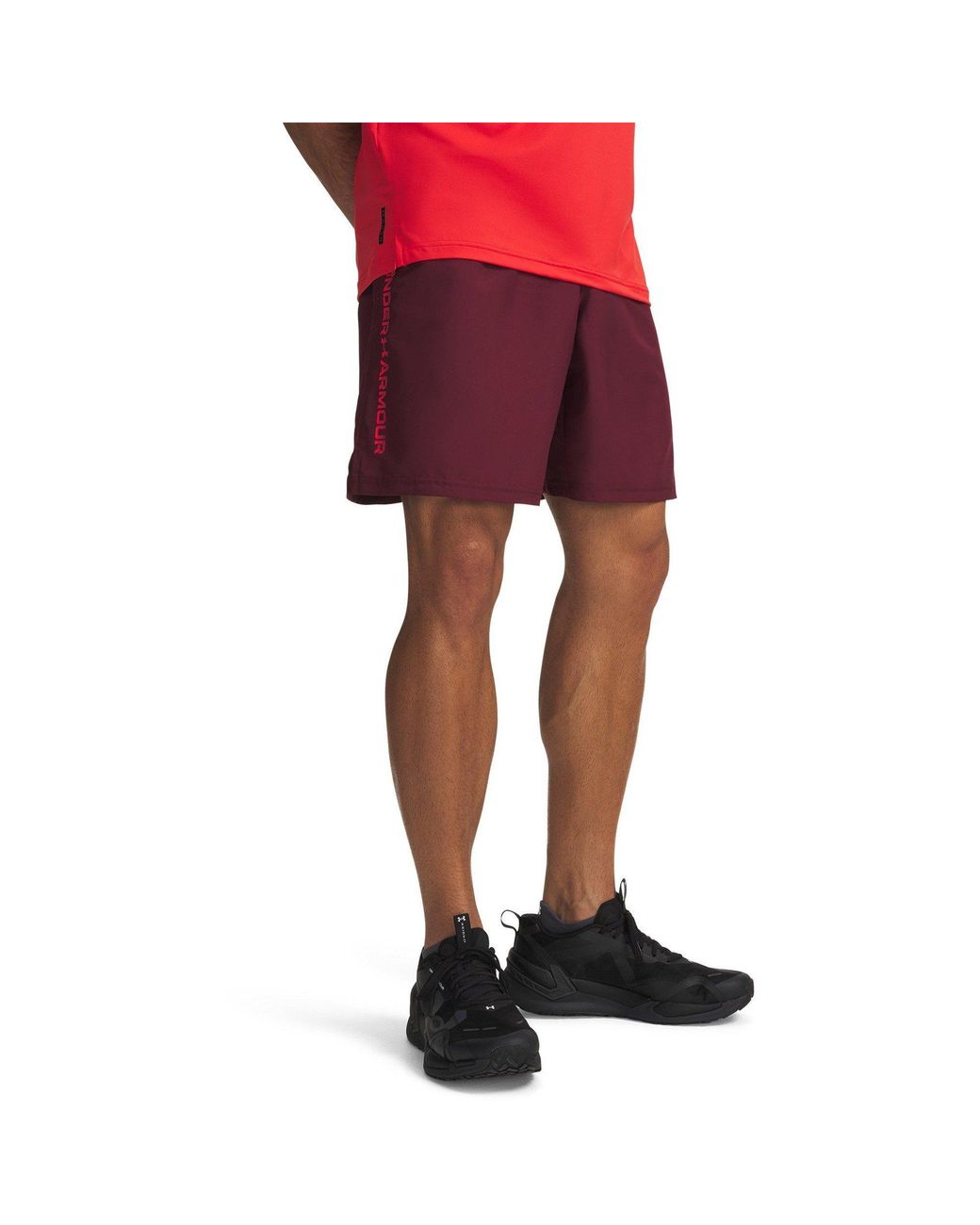 Under Armour Red Ua Tech Woven Wordmark Shorts for men