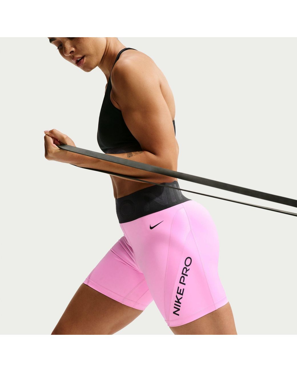 Nike Pink Keely Sculpt 5In Performance Shorts