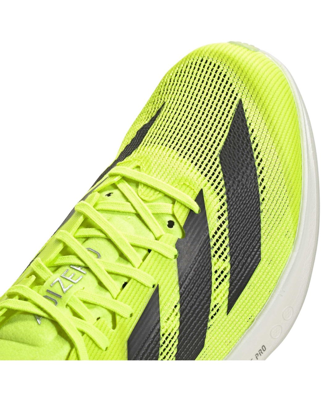 Adidas Yellow Adizero Avanti 99 Running Spikes