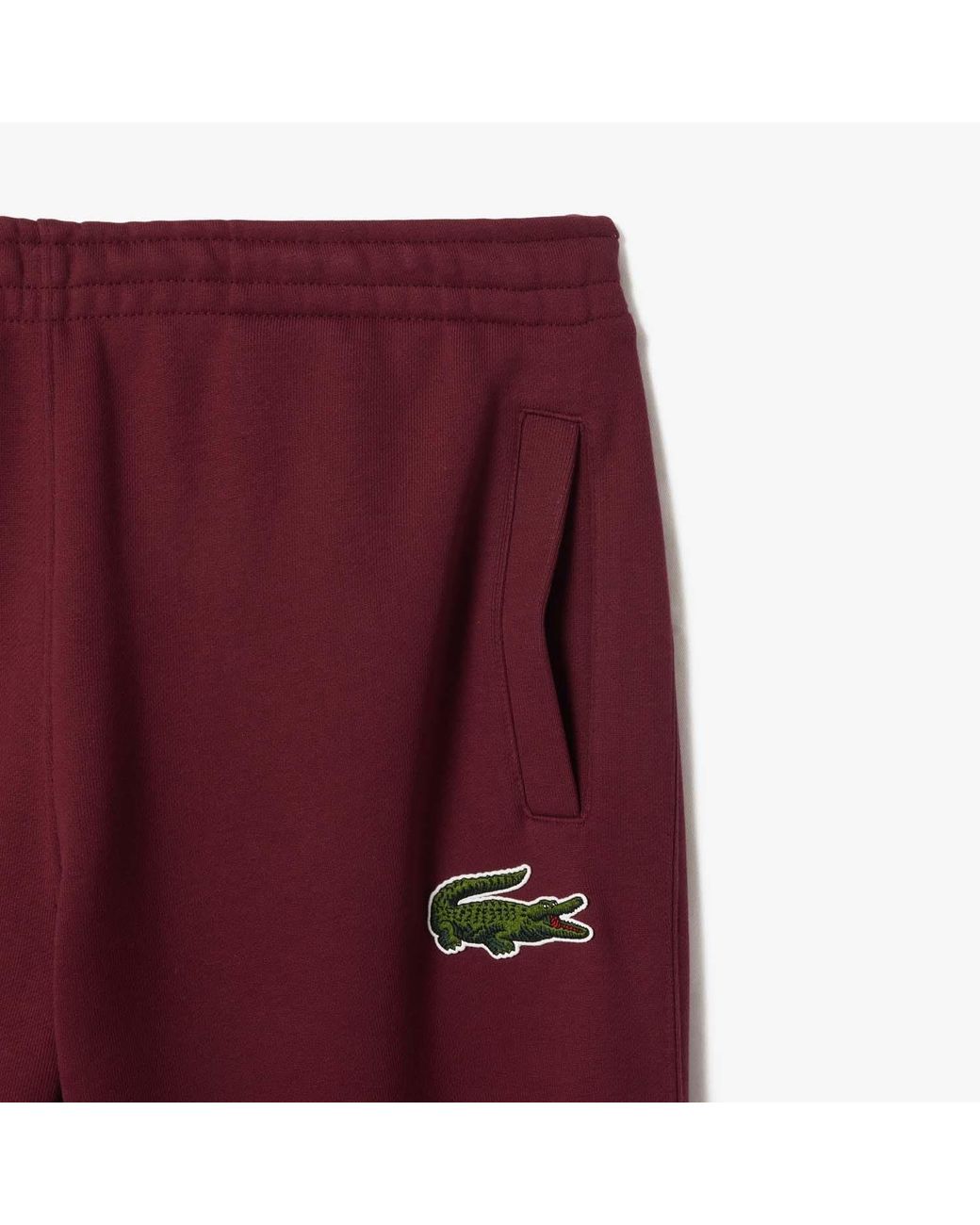 Lacoste Red Relaxed-Fit Sweatpants for men