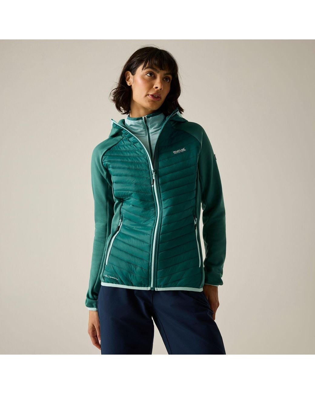 Regatta Green Andreson Hybrid Water-Repellent Jacket