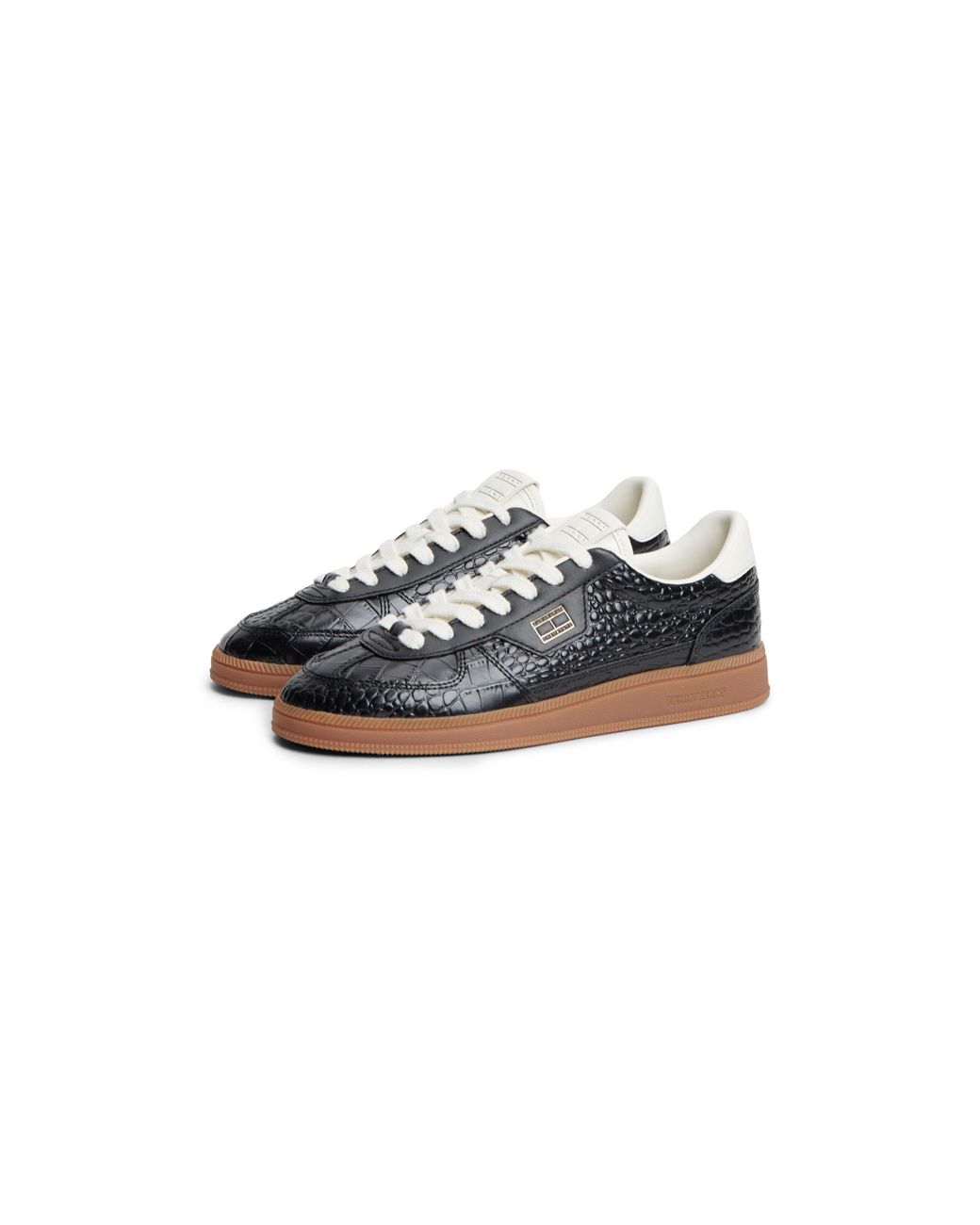 Tommy Hilfiger Black Greenwich Edge Suede Low-Top Trainers