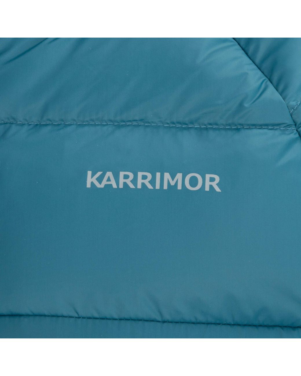 Karrimor Blue Base Camp Wind Resistant Duck Down Dwr Hip Length Down Jacket