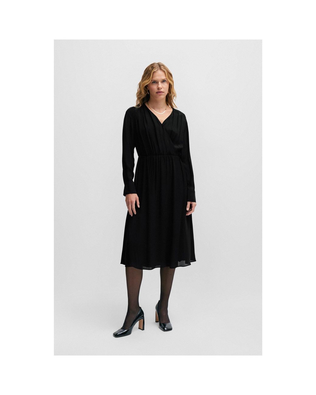 Boss Black Dagatta Wrap Dress