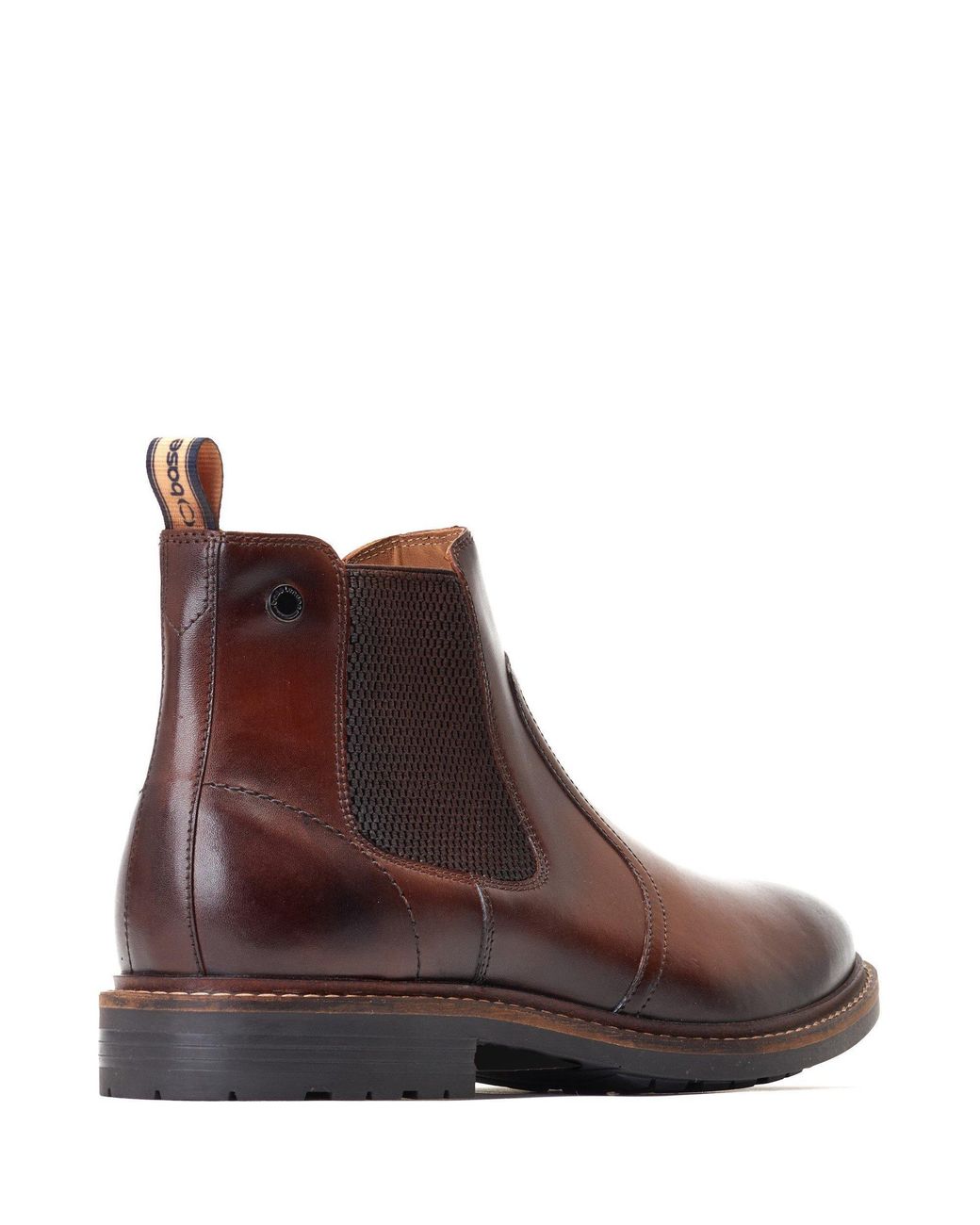 Base London Brown Bloom Chelsea Boot for men