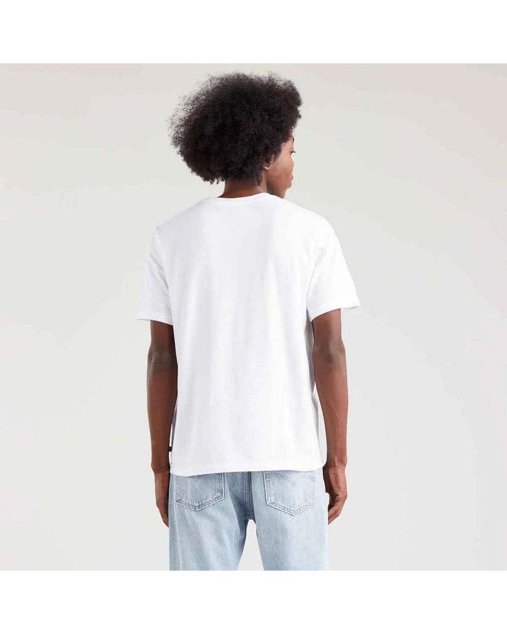 Levi's White Relaxed Fit T Shirt for men