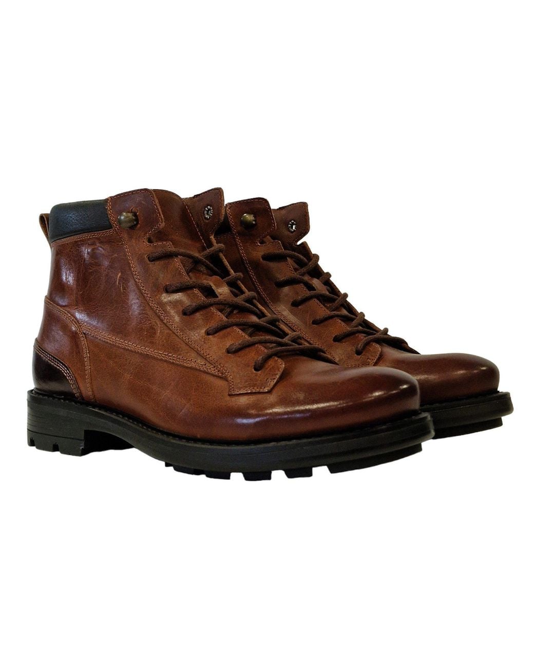 Firetrap Brown Riva Hiker Boots for men