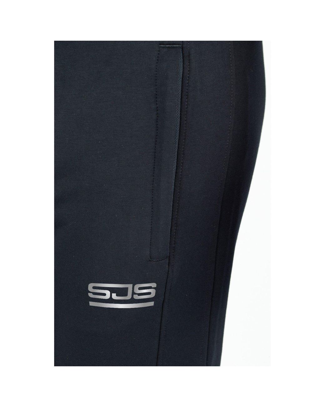 Sjeng Sports Blue Auckland Performance Tracksuit Bottoms for men