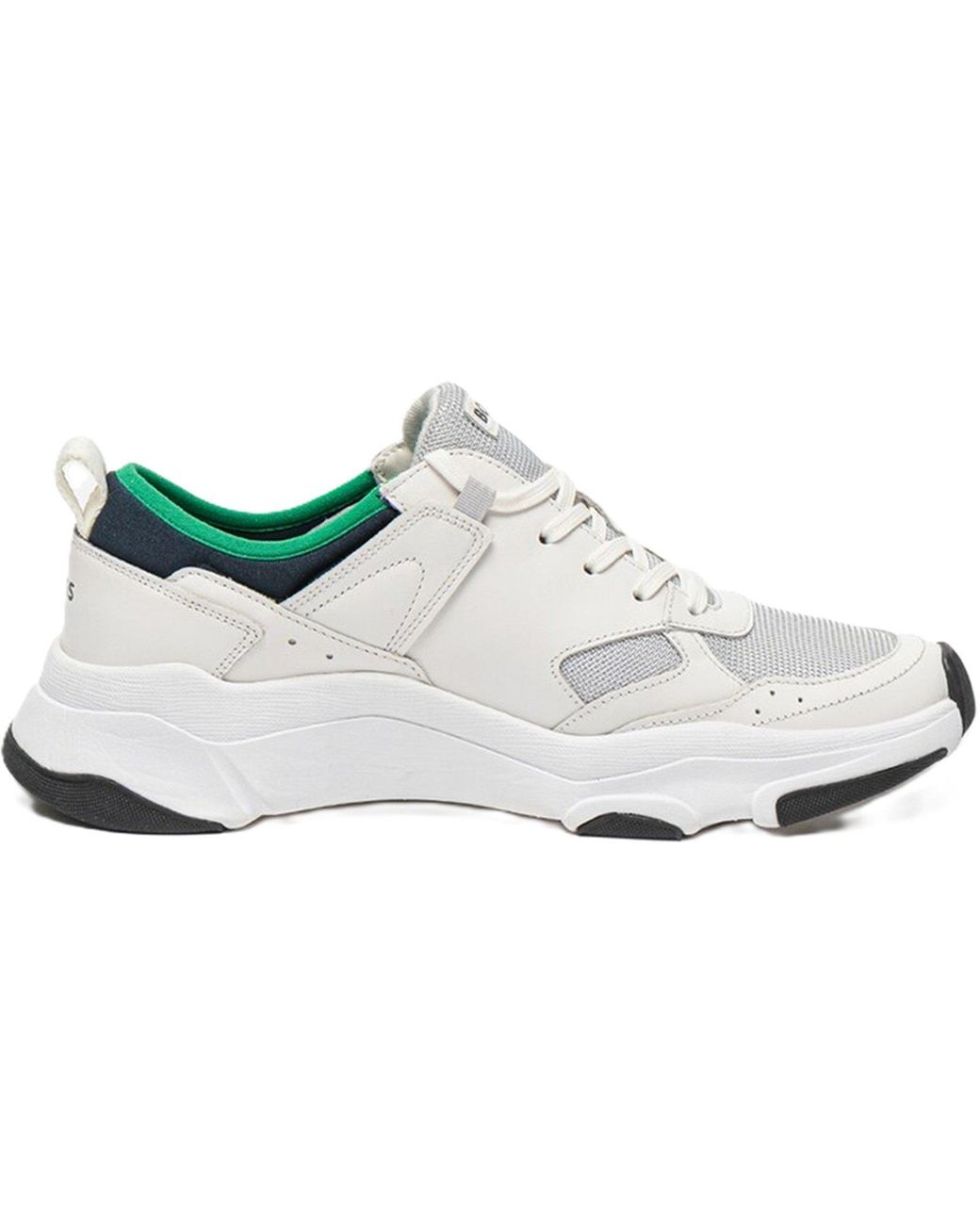 Boss White Asher Runners Casual Low-Top Trainers for men