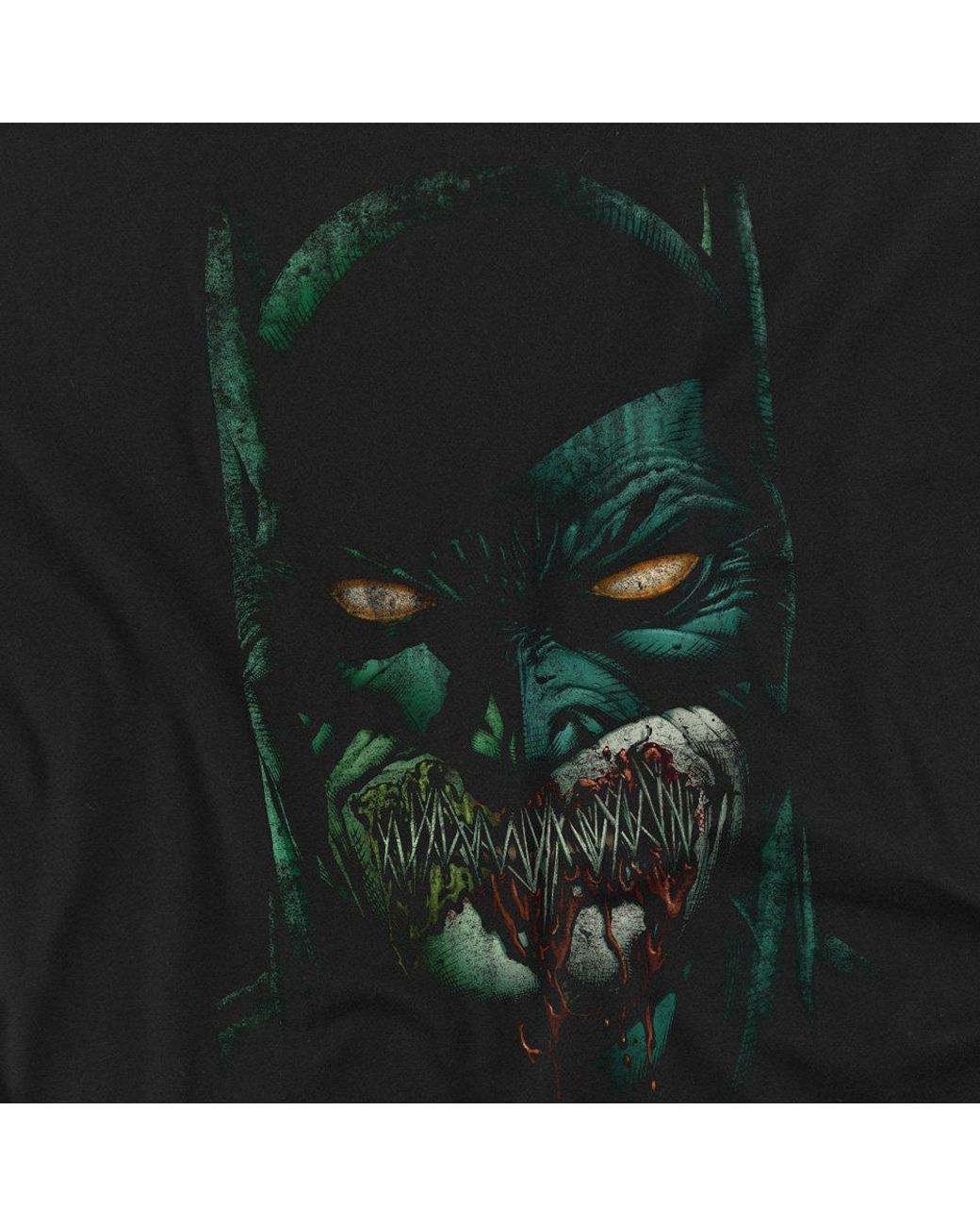 Dc Comics Black Stitched Up Cotton T-Shirt for men