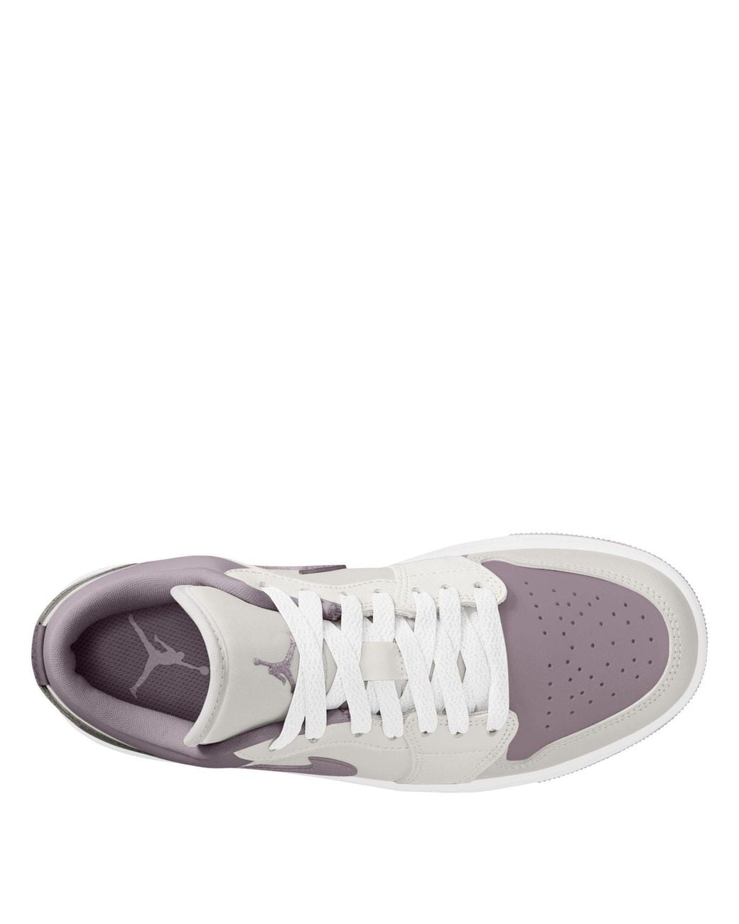 Nike White 1 Low Leather Trainers