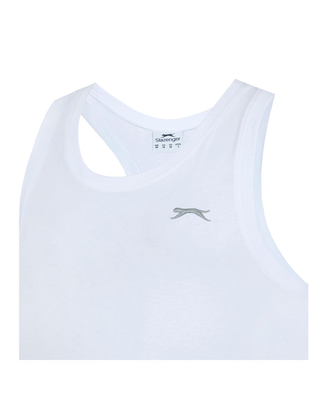 Slazenger 1881 White Muscle Vest for men