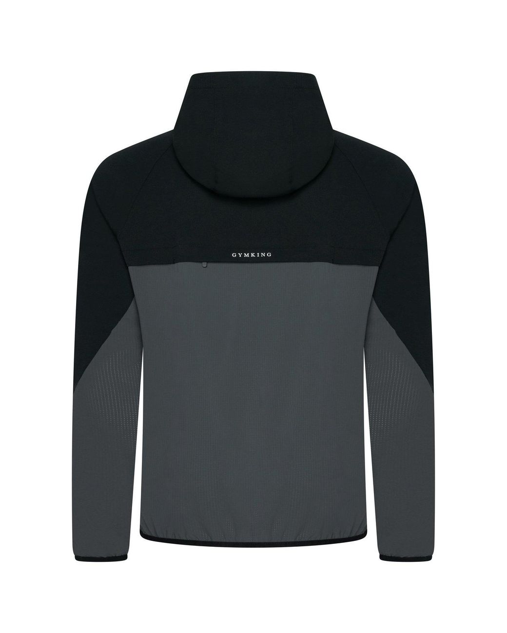 Gym King Black Progress Long Sleeve Windbreaker for men