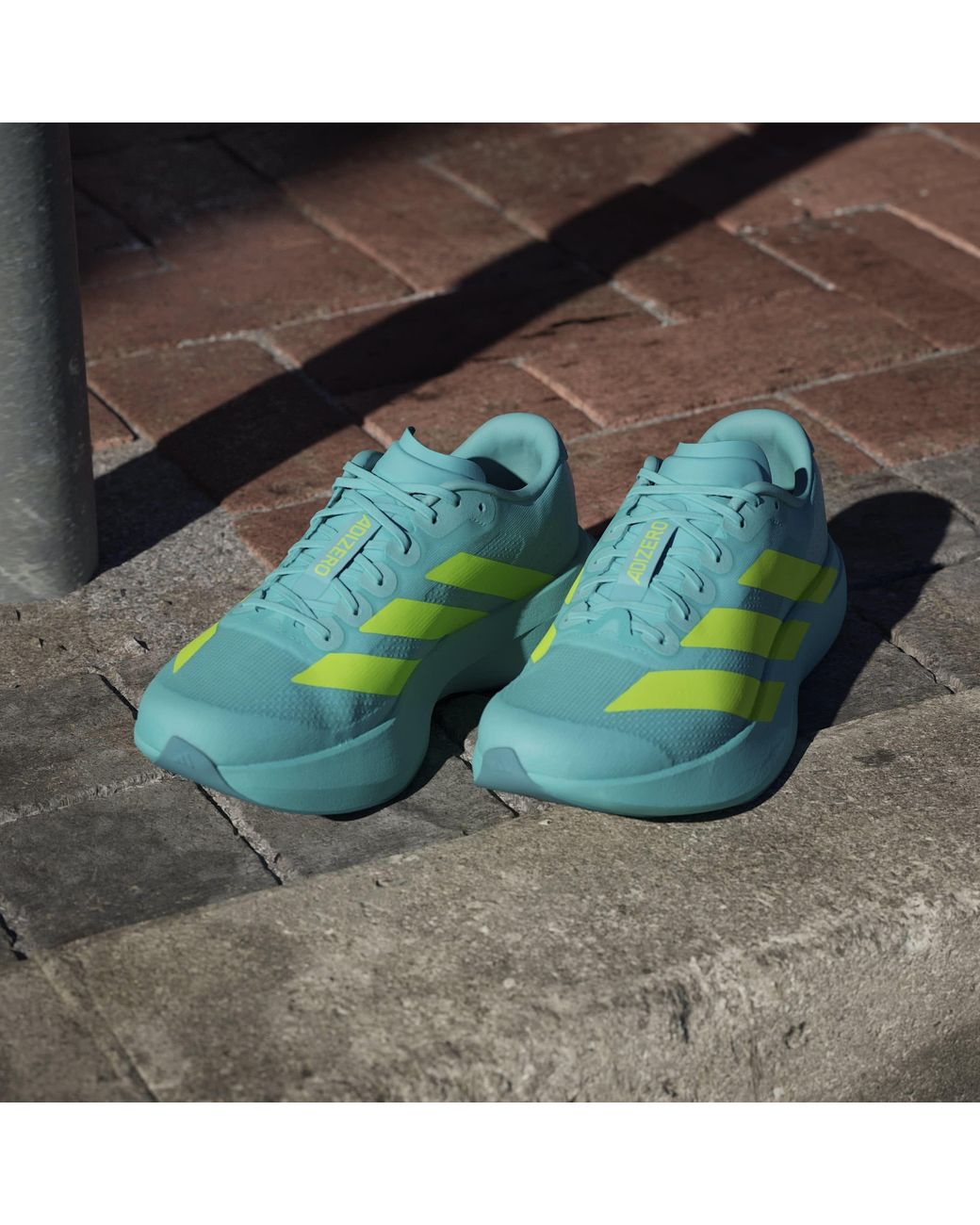 Adidas Blue Adizero Evo Sl Shoes for men